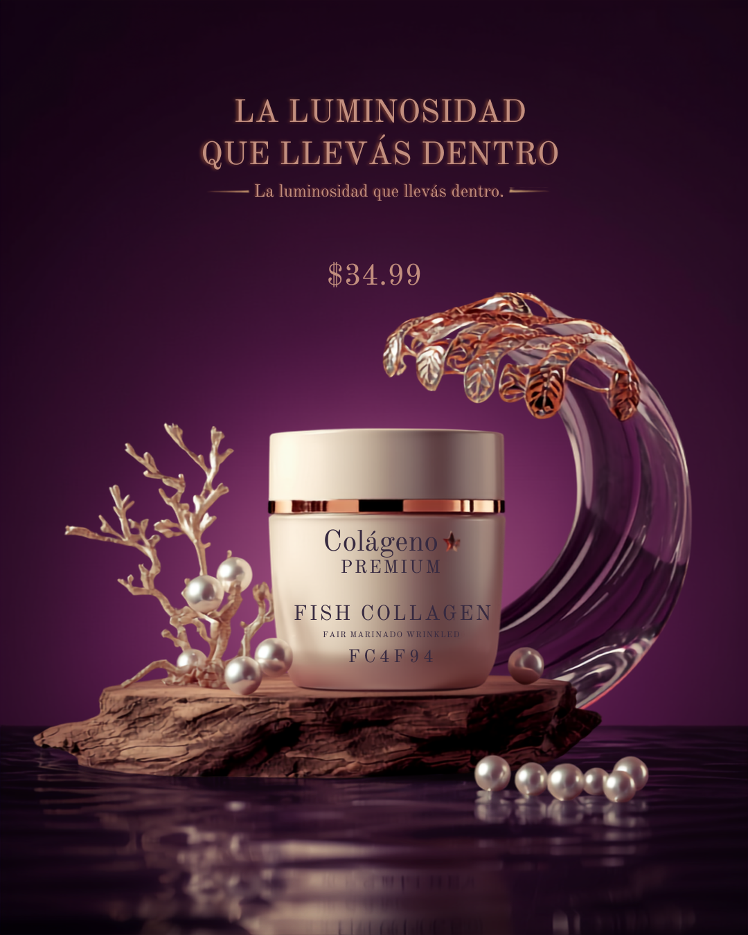 Colágeno Marino Premium — Firmeza de Piel desde Adentro