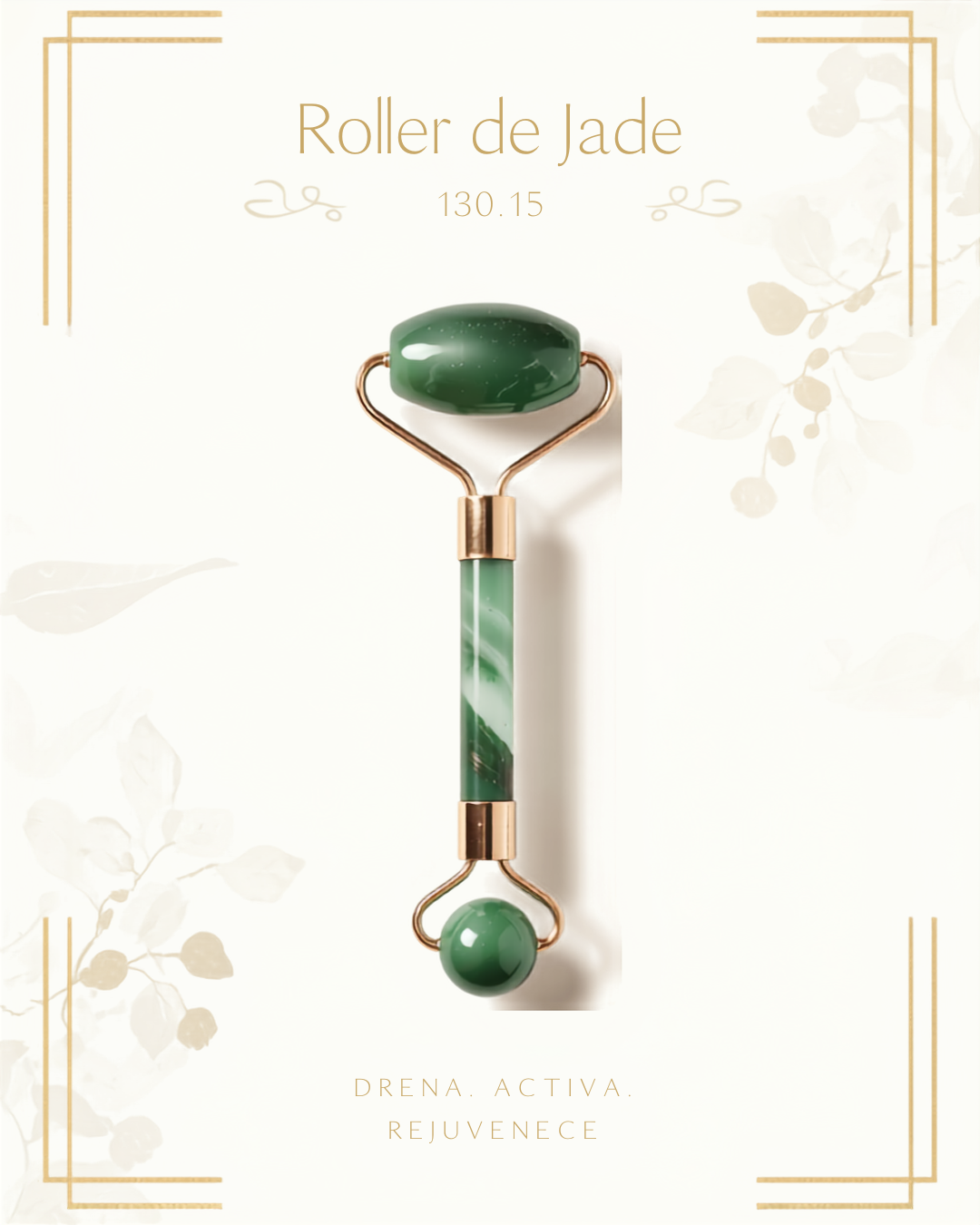 Roller Doble de Jade — Nacaré Beauty